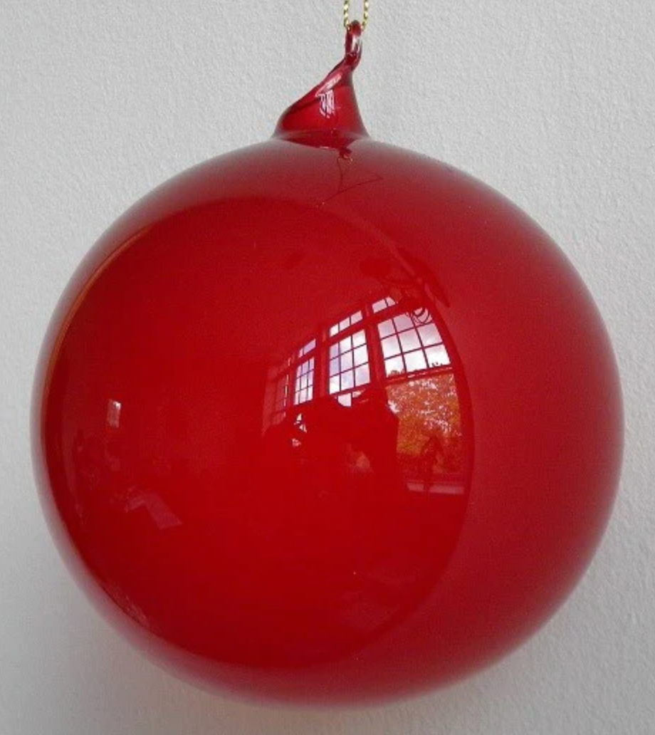 Jim Marvin Bubblegum Ornaments Red