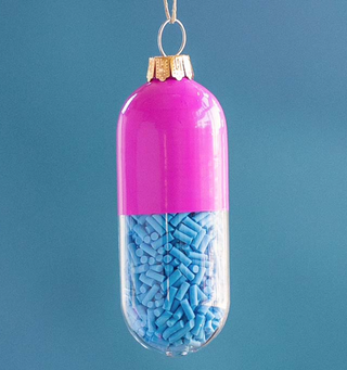 Happy Pill Ornament